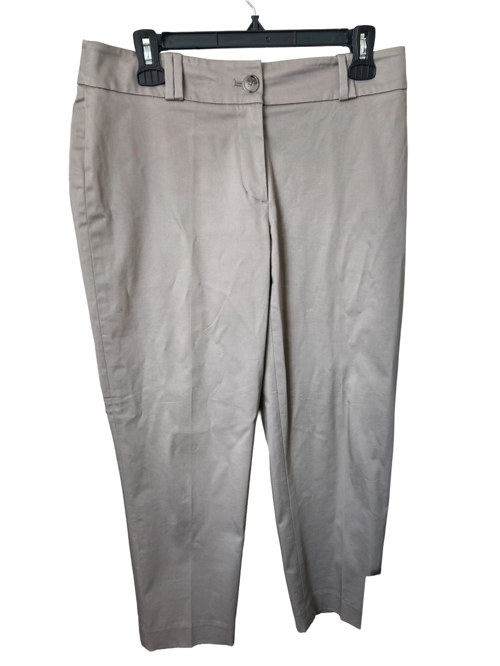 LOFT woman’s Tan Khaki Ankle Dress Pants Trousers, Sz 6